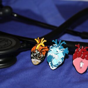 Space Heart Pin